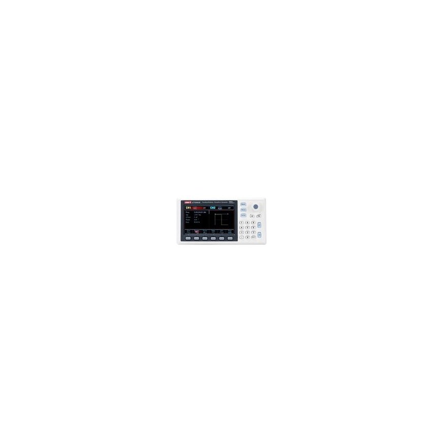 Funkcionālais un brīvas formas signālu ģenerators, 30MHz, 2 kanāli, 14bit, 200 MSa/s, LCD TFT 4,3" UNI-T – 2