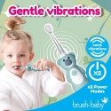 Brush-Baby BRB234 elektrinis dantų šepetėlis Vaikiškas „Sonic“ dantų šepetėlis Turkis, Balta