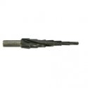 Tivoly XL HSS step drill bit - TiAlN coated - Helical - TSP - Three flat shank (Hanging box) / ØMin/Max: 5/16