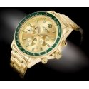 Мужские часы Giewont Chronograph Sapphire Черно-золотые GW6310-A4