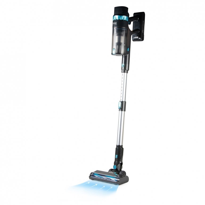 Domo DO244SV Stick vacuum Battery Dry Bagless 0.8 L 500 W Black, Silver – 2
