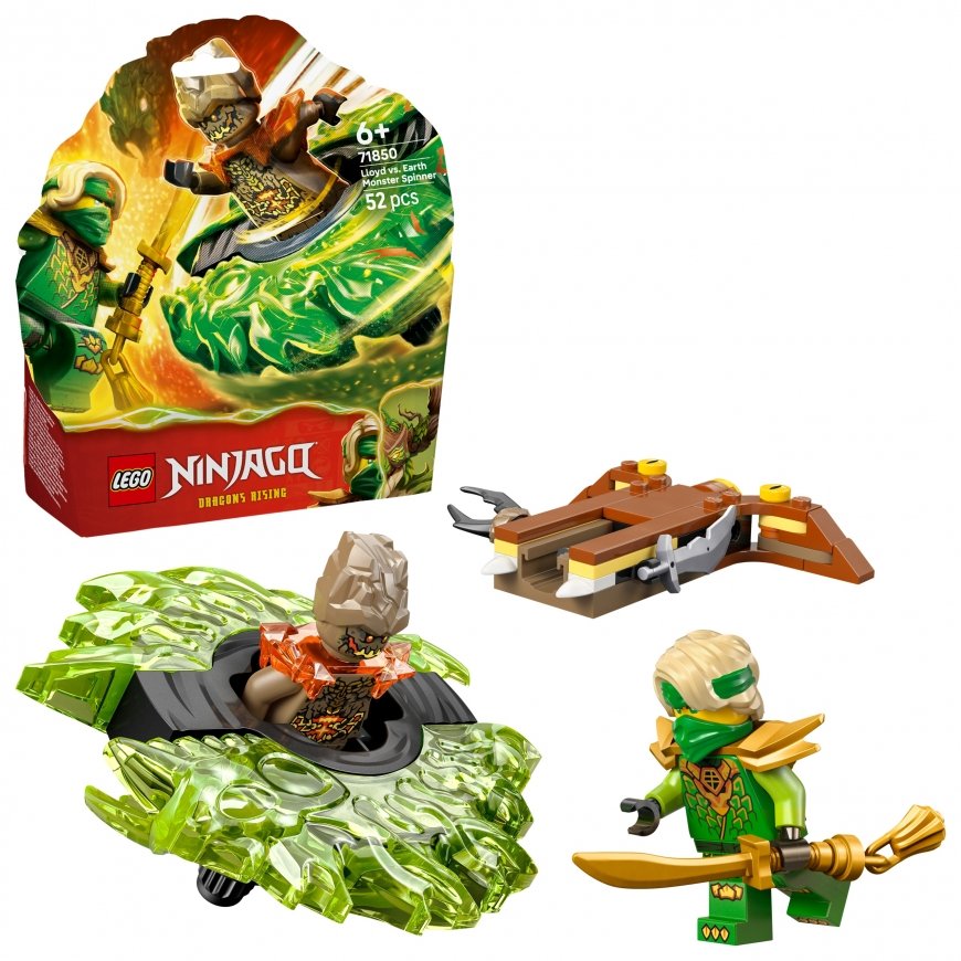 LEGO Ninjago Lloyd pretiesā pret zemes