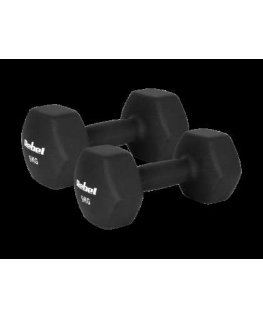 Neoprene Hex Dumbbells 2x9kg, REBEL ACTIVE