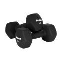 Гантели чугунные нейлоновые HEX 2x9кг, REBEL ACTIVE