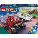 LEGO Sonic Sidabrinis su automobiliu prieš Knuckles monster trucke 77118 LEGO Sonic Sidabrinis su automobiliu prieš Knuckles monster trucke 77118