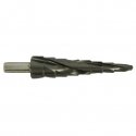 Tivoly XL HSS step drill bit - TiAlN coated - Helical - TSP - Three flat shank (Hanging box) / ØMin/Max: 8/22 Tivoly XL HSS step drill bit - TiAlN coated - Helical - TSP - Three flat shank (Hanging box) / ØMin/Max: 8/22