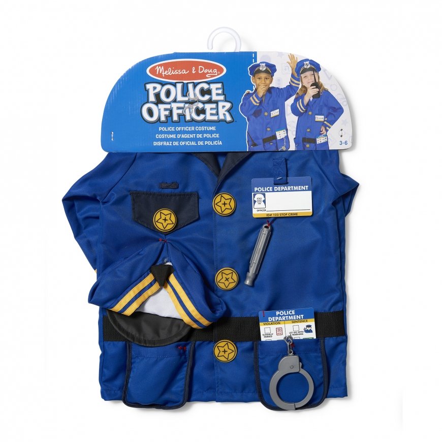 Melissa & Doug MPP RLP PoliceOfficerCstmRlplySet GML Fancy costume Child Unisex Uniform