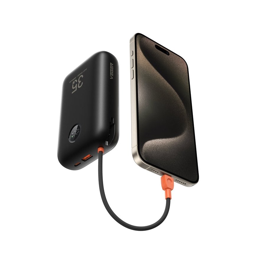 VEGER VG-W2068 akku- ja paristolaturi 30000 mAh musta – 3