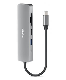 Port Designs 900162 jaotur USB tüüp-C Hõbe