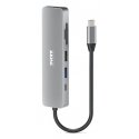 Port Designs 900162 jaotur USB tüüp-C Hõbe Port Designs 900162 jaotur USB tüüp-C Hõbe