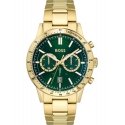 Miestä kellot Giewont Chronograph Sapphire Musta Kultainen GW5630-A4