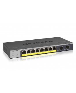 NETGEAR GS110TP Управляемый L2/L3/L4 Gigabit Ethernet (10/100/1000) Питание по Ethernet (PoE) Серый