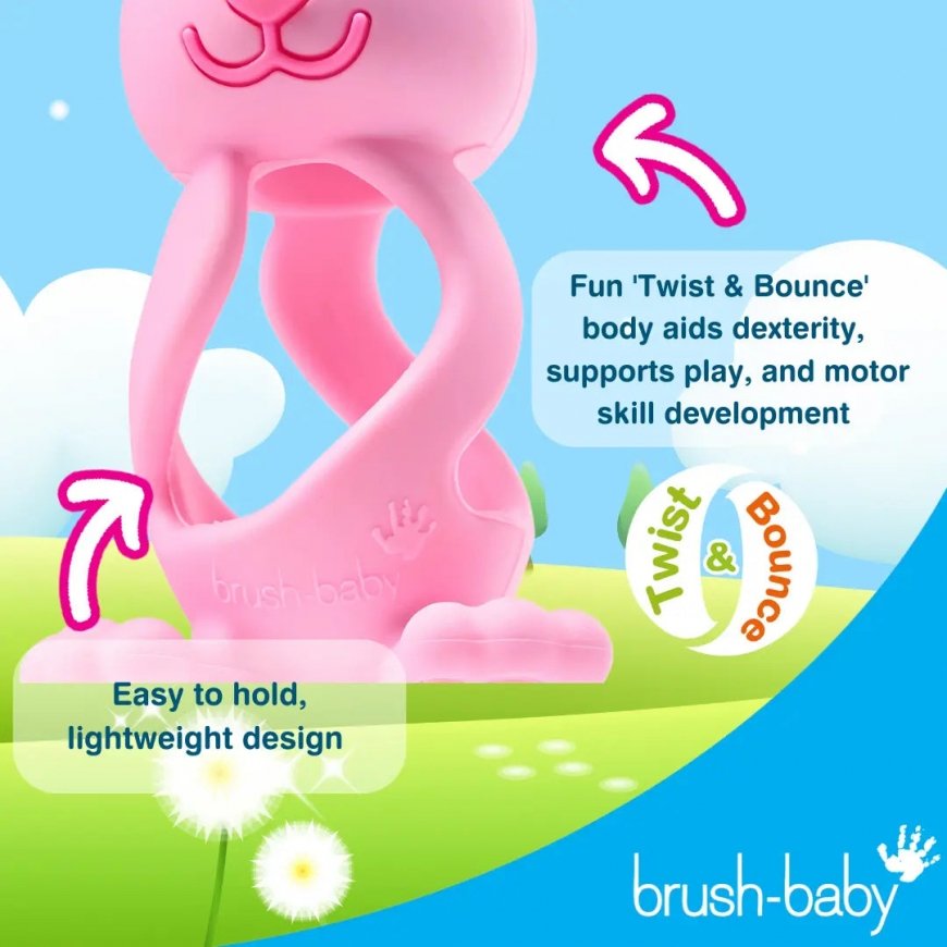 Brush-Baby Bobbie Bunny toothbrush Green – 5