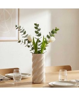 Home Styling Collection Ceramic Vase, Ø 12.5 x 25 cm