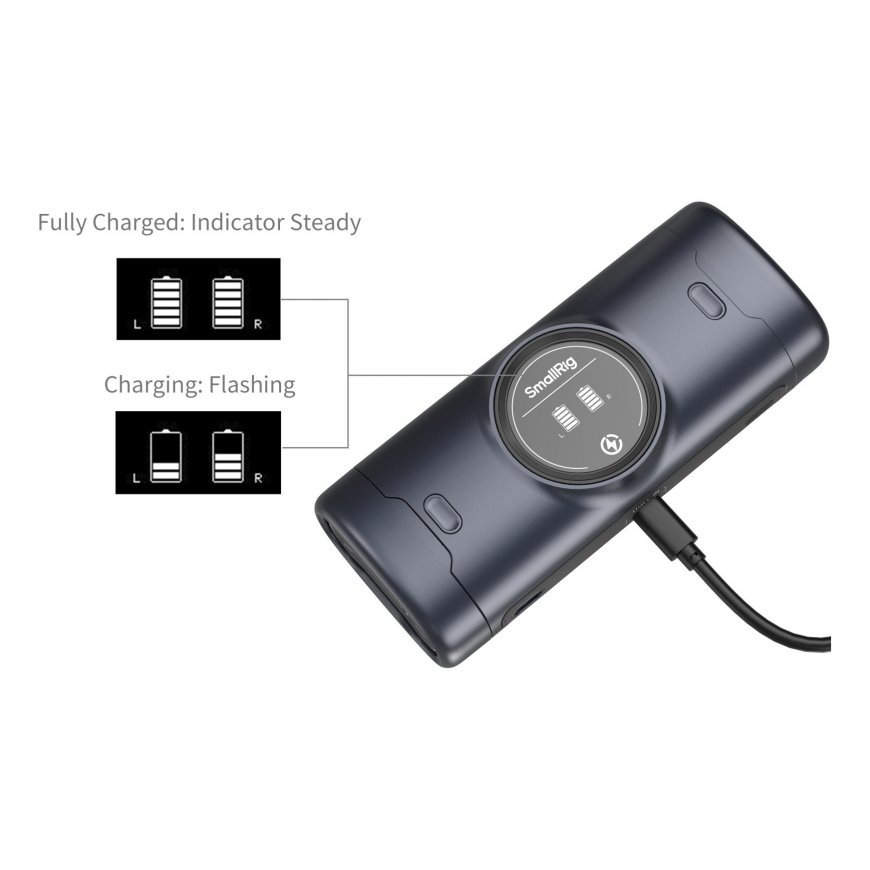 SmallRig 5106 akulaadija Digikaamera aku USB – 3