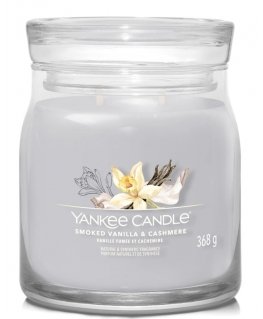 Yankee Candle Smoked Vanilla & Cashmere vahaküünal Silinder Merevaik, Kašmiirpuit Hall 1 tk