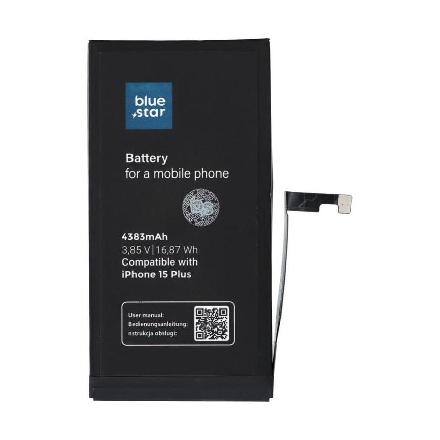 iPhone 15 PLUS aku 4383 mAh Sinine Täht HQ
