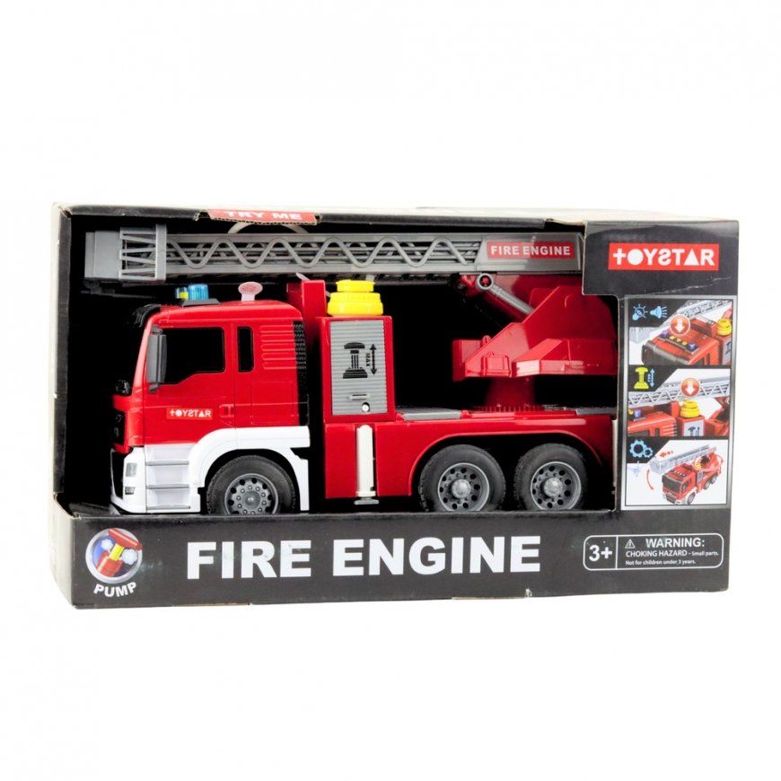 LEAN Toys Lean Toys ugunsdzēsēju mašīna