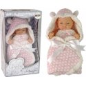 Lean Toys Bērnu lelle audumā rozā Lean Toys Bērnu lelle audumā rozā