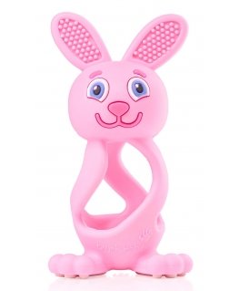 Brush-Baby Bobbie Bunny zobu suka Rozā Mazuļu