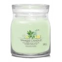 Yankee Candle Cucumber Mint Cooler vaško žvakė Cilindras Agurkas, Citrina, Mėta Žalia 1 vnt Yankee Candle Cucumber Mint Cooler vaško žvakė Cilindras Agurkas, Citrina, Mėta Žalia 1 vnt