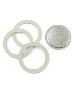 Bialetti 800032 kohvikannu varuosa Filtri sõela komplekt Alumiinium 4 tk
