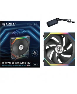 Lian Li UNI FAN SL Wireless 120 Корпус компьютера Вентилятор 12 cm Черный 1 шт