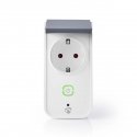 Nedis WIFIPO120FWT интеллектуальная розетка 3680 W Серый, Белый Nedis WIFIPO120FWT интеллектуальная розетка 3680 W Серый, Белый