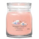 Yankee Candle Watercolour Skies vahakynttilä Sylinteri Kasmirpuu, Jasmiini, Myski Vaaleanpunainen 1 Yankee Candle Watercolour Skies vahakynttilä Sylinteri Kasmirpuu, Jasmiini, Myski Vaaleanpunainen 1