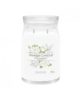 Yankee Candle White Gardenia vaško žvakė Cilindras Balta 1 vnt