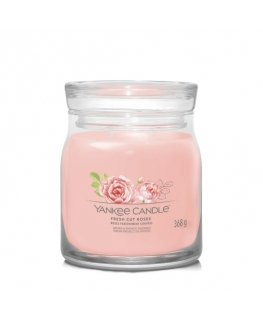 Yankee Candle Fresh Cut Roses vahaküünal Silinder Roos Roosa 1 tk