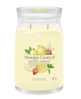 Yankee Candle Iced Berry Lemonade vahakynttilä Sylinteri Greippi, Sitruuna, Pomelo Keltainen 1 kpl