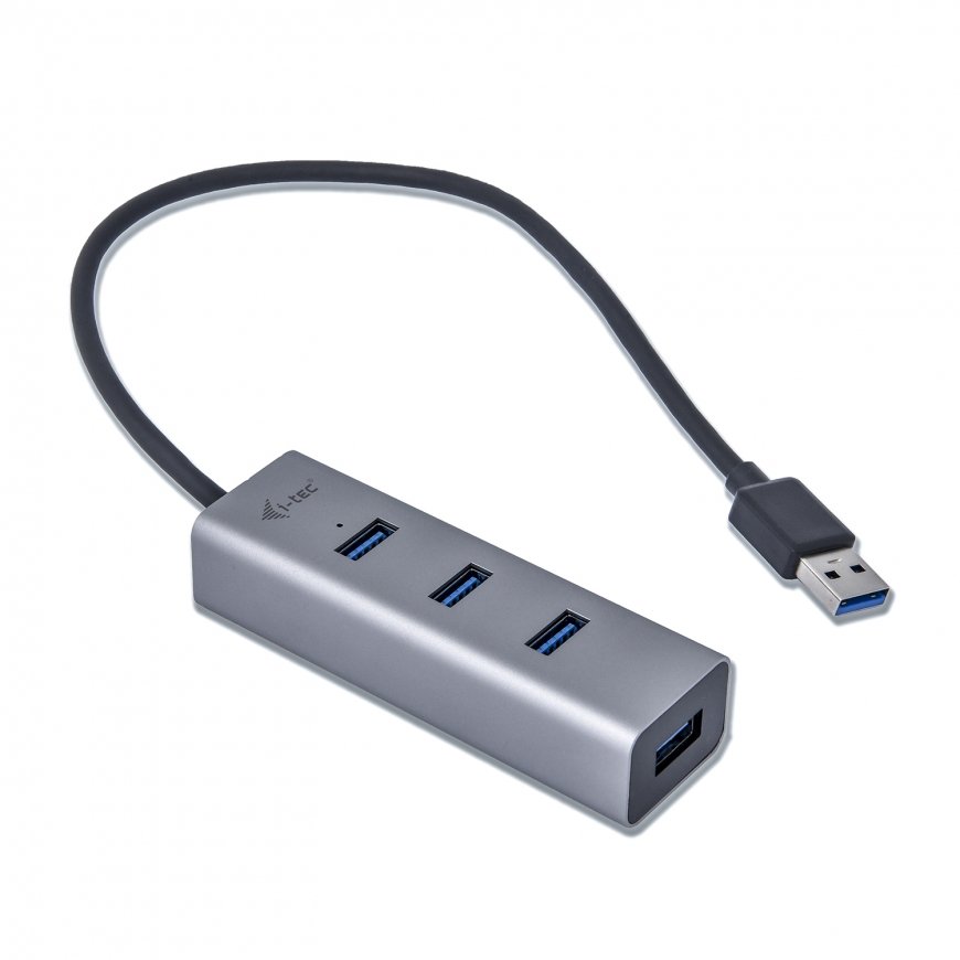 I-tec Metal U3HUBMETAL403 interfeisa centrmezgls USB