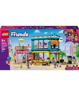 LEGO Friends 42674 - Sarjakuva‑ ja pelikauppa
