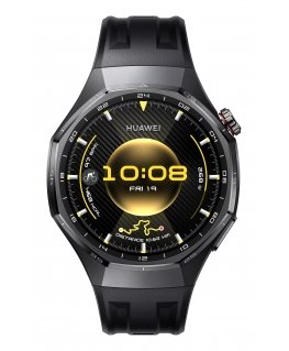 Huawei WATCH GT6 PRO 3,73 cm (1.47") AMOLED 46 mm Цифровой 466 x 466 пикселей Сенсорный экран Черный GPS (спутниковый)