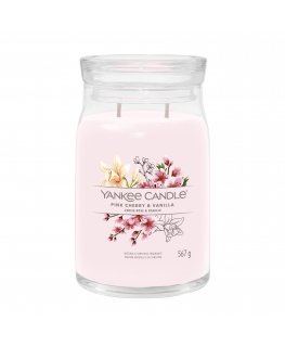 Yankee Candle Signature vaska svece Cilindrs Ķirsis (auglis), Vaniļa Rozā 1 pcs