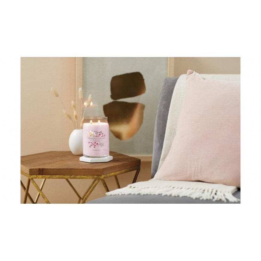 Yankee Candle Signature восковая свеча Цилиндр Cherry (fruit), Ваниль Розовый 1 шт – 2