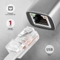 Axagon ADE-TXCA Gigabit Ethernet Adapter USB-C+ USB-A - titangrau - Adapter - Digital/Daten Eterneta Axagon ADE-TXCA Gigabit Ethernet Adapter USB-C+ USB-A - titangrau - Adapter - Digital/Daten Eterneta