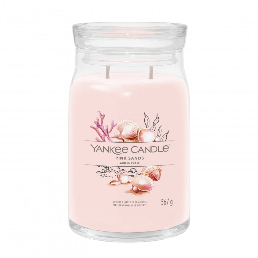 Yankee Candle 1629962E wax candle Cylinder Citrus, Floral, Vanilla Pink 1 pc(s)