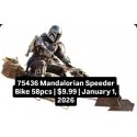 LEGO Star Wars 75436 Mandalorian Speeder and Grogu LEGO Star Wars 75436 Mandalorian Speeder and Grogu