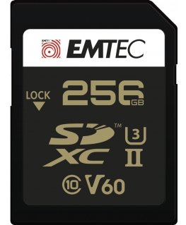 Emtec ECMSD256GUHS2V60 zibatmiņa 256 GB SDXC UHS-II Klases 2