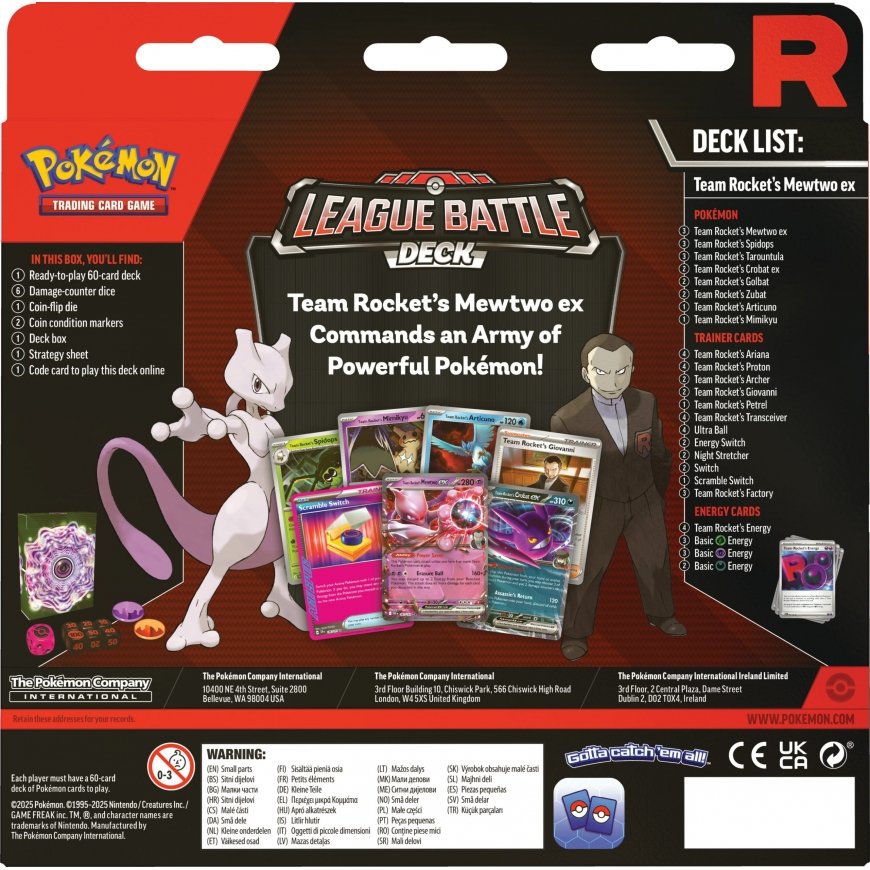 Pokémon TCG: Līgas kaujas kaste - Team Rocket Mewtwo ex