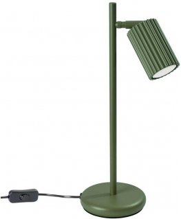 Sollux Lighting Pöytälamppu KARBON oliivinvihreä