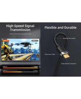 Cabletime HDMI - HDMI kaabel, 4K, 60Hz, 15m, 18Gbps, 2.0 versioon.