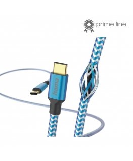 Hama Reflective USB кабель USB 2.0 1,5 m USB C Синий