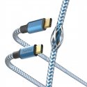 Hama Reflective USB kabelis USB 2.0 1,5 m USB C Mėlyna Hama Reflective USB kabelis USB 2.0 1,5 m USB C Mėlyna