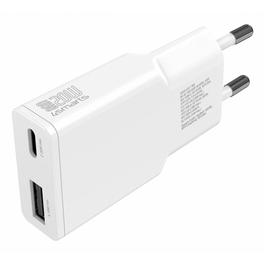 4smarts 541122 mobile device charger Smartphone, Tablet White AC Fast charging Indoor – 2