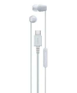 Sony IER-EX15C Laisvų rankų įranga Vielinis Įkišamos į ausį Skambučiai / muzika C tipo USB Balta