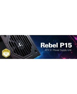 650W Sharkoon Rebel P15 650 (1x 12-pinu augstas jaudas GPU, 2x PCIe,