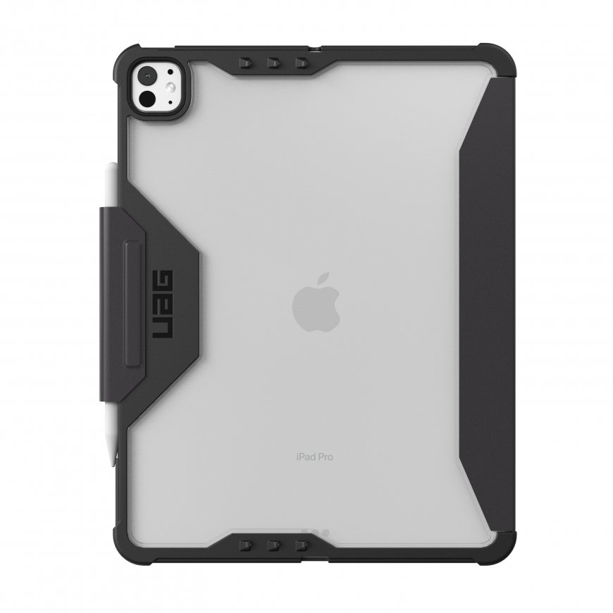 Urban Armor Gear 124500114043 planšetinio kompiuterio dėklas 33 cm (13") „Folio“ Juoda, Permatomas